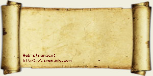 Tamara Josijević vizit kartica